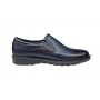 Pantofi barbati casual, cu elastic, piele naturala, Bleu Navy - TENCORSAEBLU